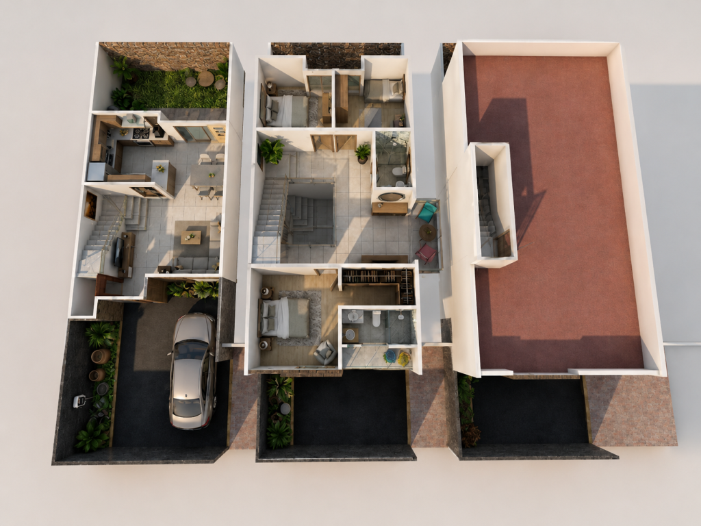 Casa Hidalgo Planta Arquitectonica
